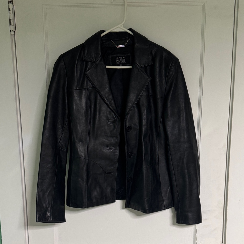 Wilsons Leather Black Women's Jacket